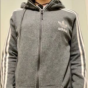 Adidas Zip Up Hopdie 🌚